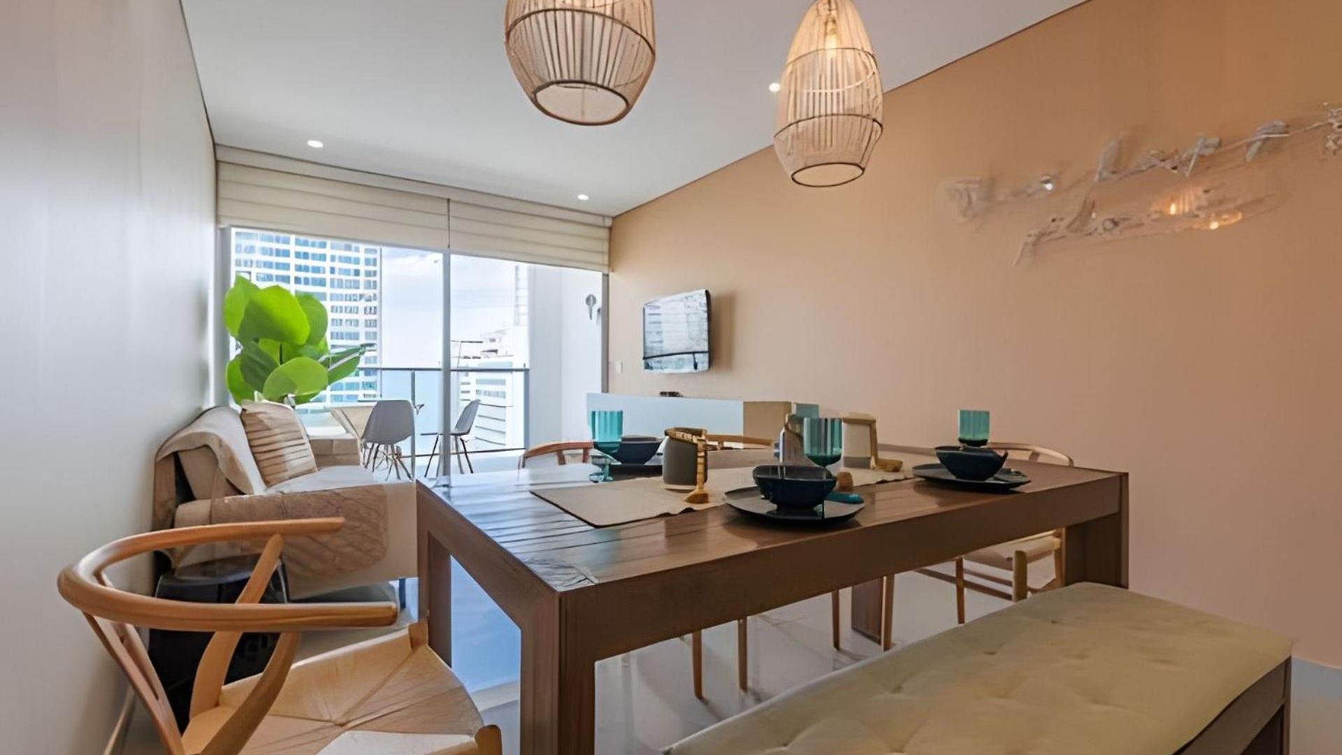 Lujoso Apto De 2 En Piso 16-infinitum Apartamento Cartagena