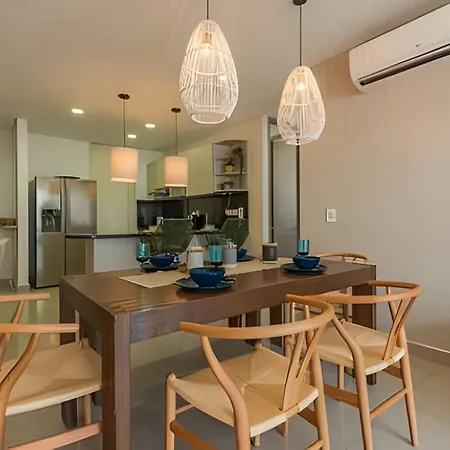 Lujoso Apto De 2 En Piso 16-infinitum Apartamento Cartagena